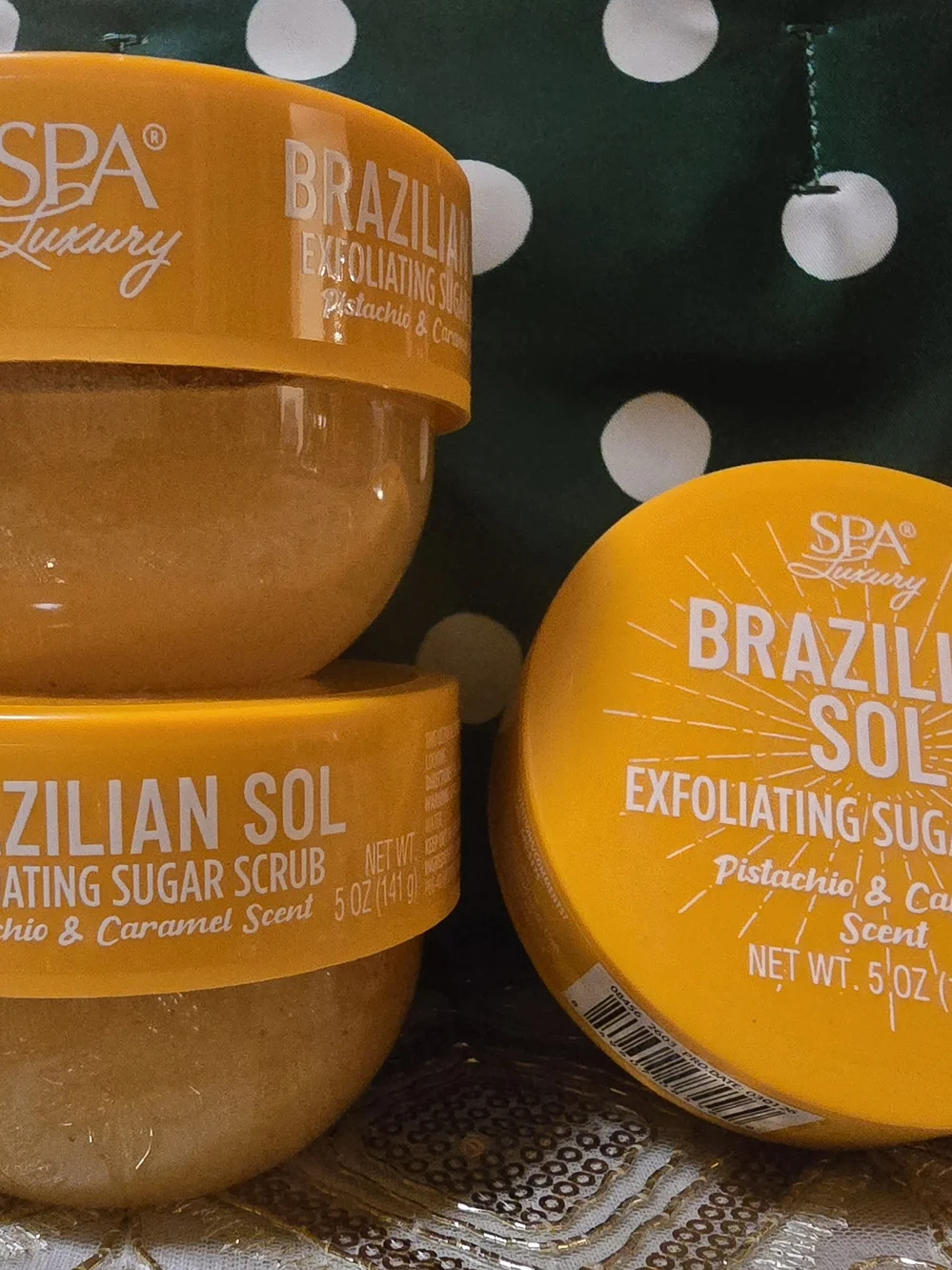 Pistachio & Caramel Body Butter - White and Orange